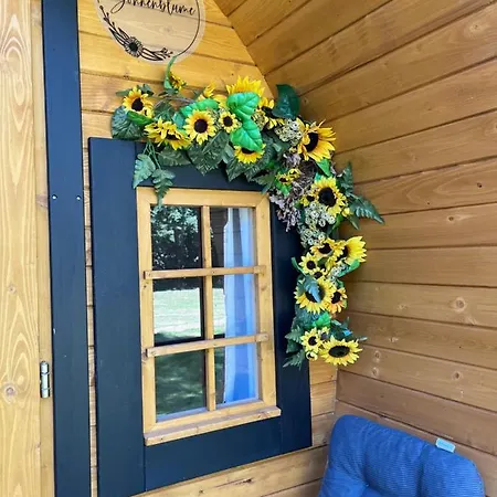 Campsite Sonnenblumenfass